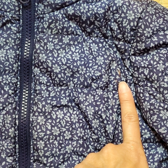 GAP Tonal Floral-Print Hooded Puffer Jacket, sz 4T - Picture 5 of 7